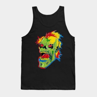 Crayon ZOMBIE Head Tank Top